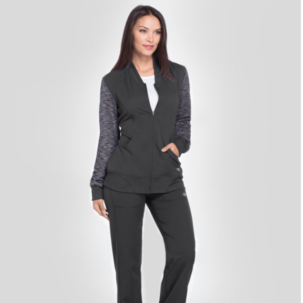 Dickies Dynamix Women's Melange Scrub Jacket (L)